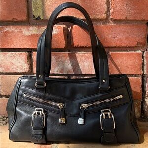 Cole Haan "Alexa" leather shopper bag.